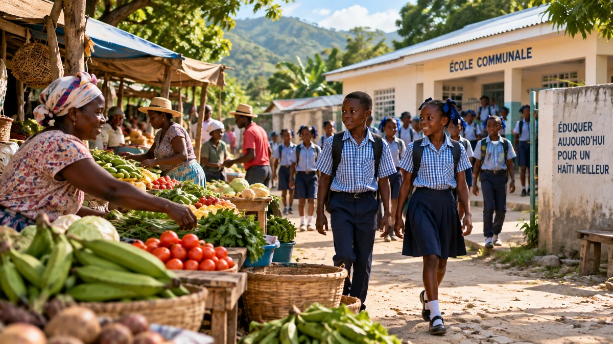 L’école dans les sections communales haïtiennes et la place des jours de marché